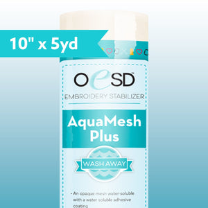 Wash Away Aquamesh Plus10" x 5 yd White