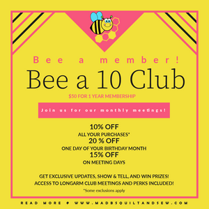 BEE A 10 CLUB YEARLY