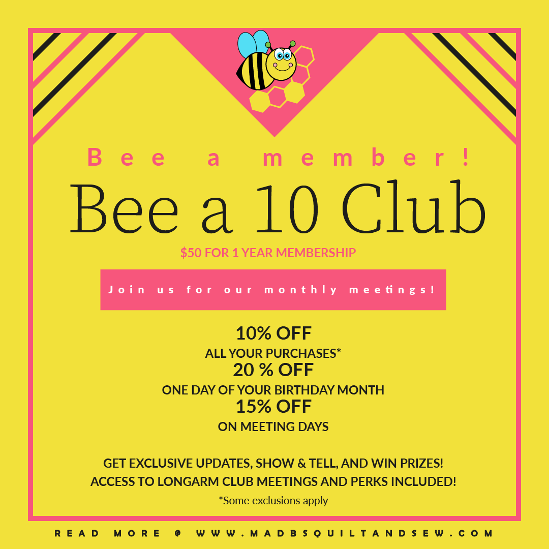 BEE A 10 CLUB YEARLY
