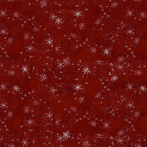 Snovalley Snowflakes Dark Red