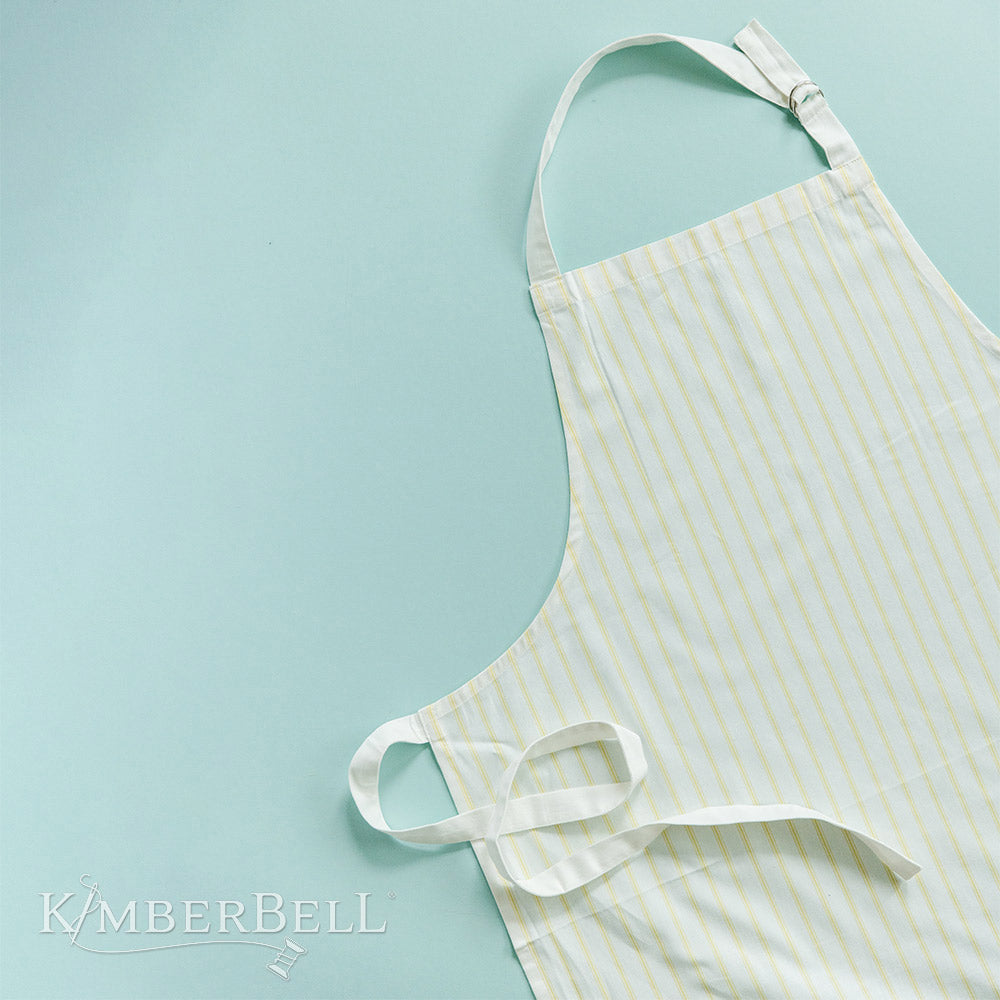 KB Embroidery Blank Striped Apron