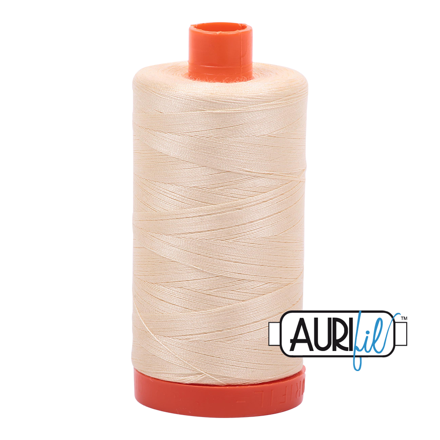 Aurifil Thread 40 weight - Butter #2123