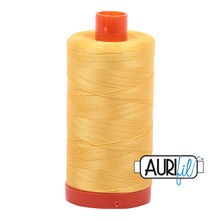 Load image into Gallery viewer, Aurifil 50 wt #1135 Pale Yellow
