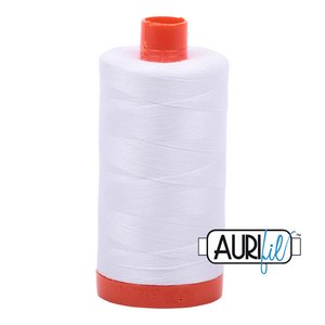 Aurifil Thread 50 weight - White #2024