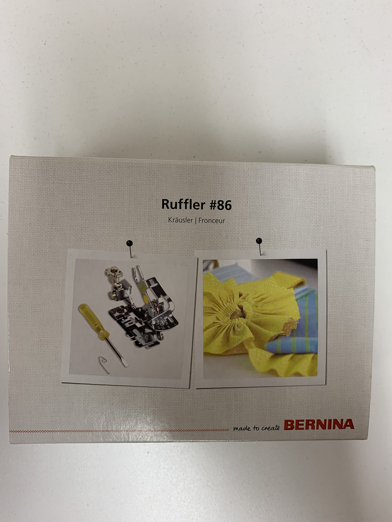Foot #86 Ruffler Newcomes with #75 adapter