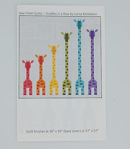 Giraffes in a Row