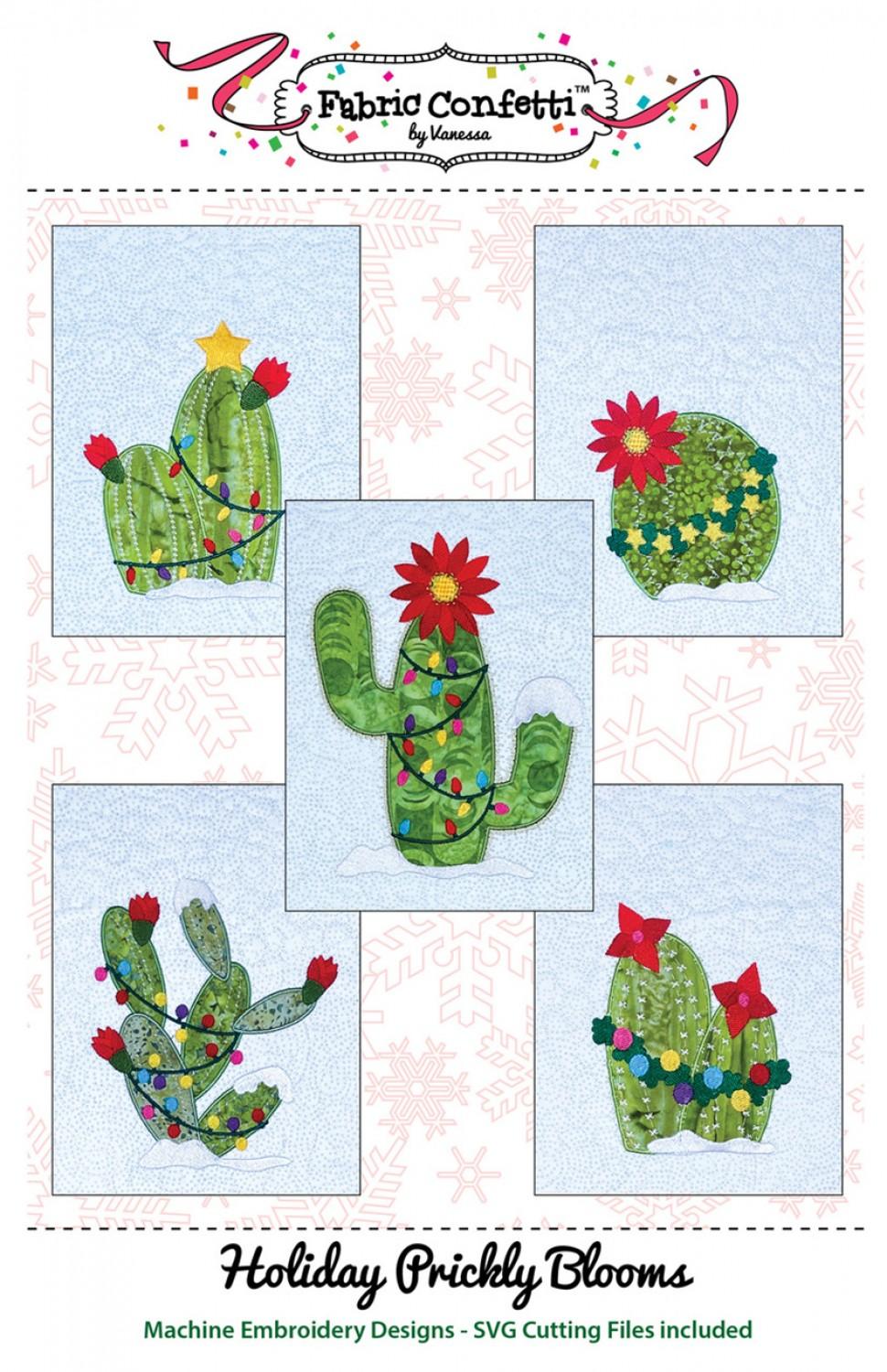 Holiday Prickly Bloomsby Fabric Confetti