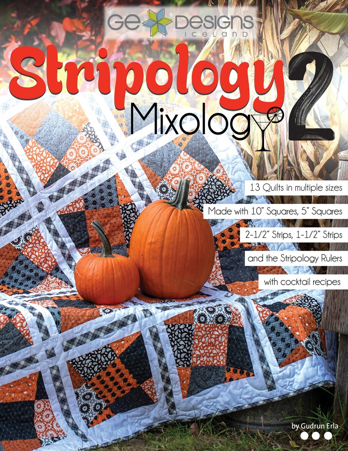 Put your Stripology Rulers to work with this sequel to the first Mixology Book. You will find 13 great quilts in multiple sizes, made from precuts, in the book.