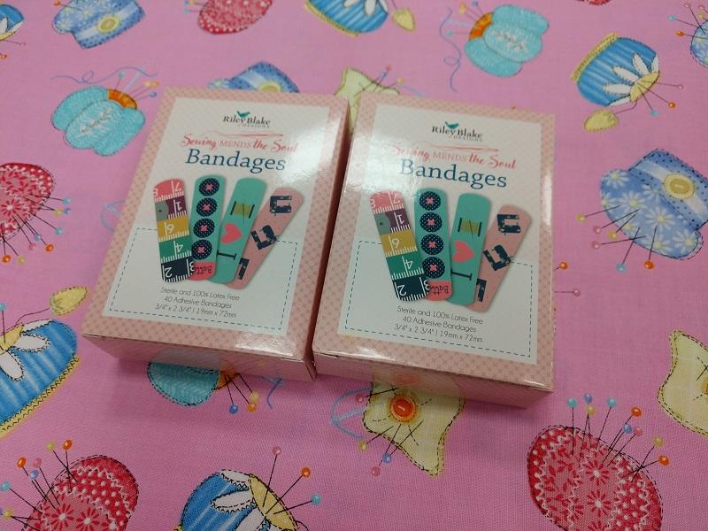 They say that sewing mends the soul, but sometimes we get sewing boo-boos. These cute bandages have cute sewing prints on them for those little mistakes.