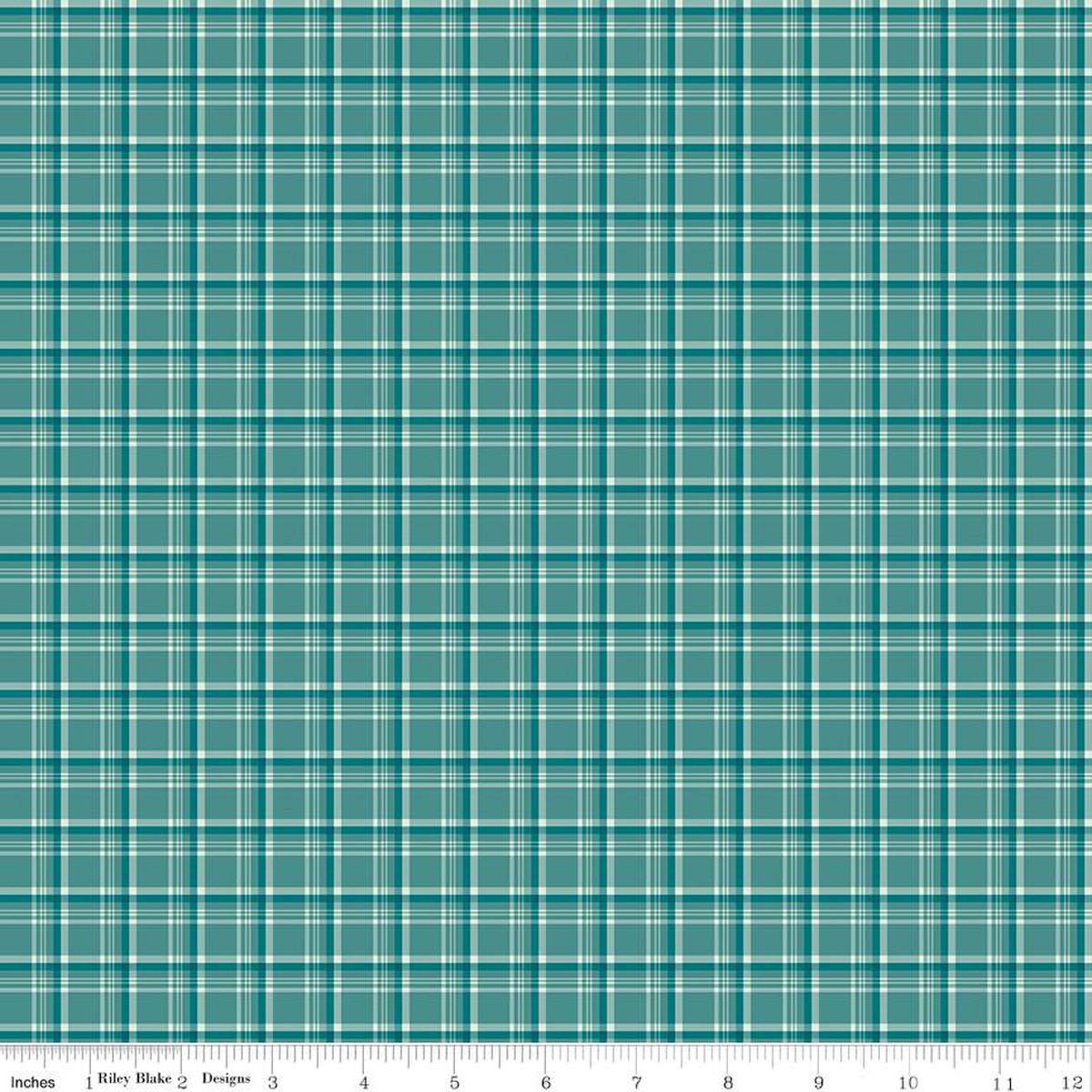 Arrival of Winter Plaid Teal