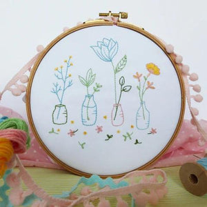 Spring Flowers Hand EmbroideryKit