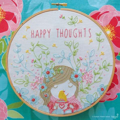 Happy Thoughts Hand EmbroideryKit