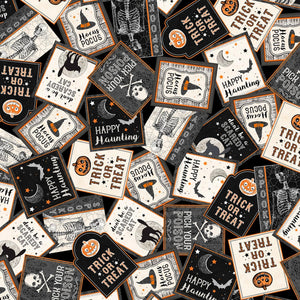 Happy Haunting Tossed Patches