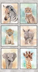 Baby Safari Animal Panel
