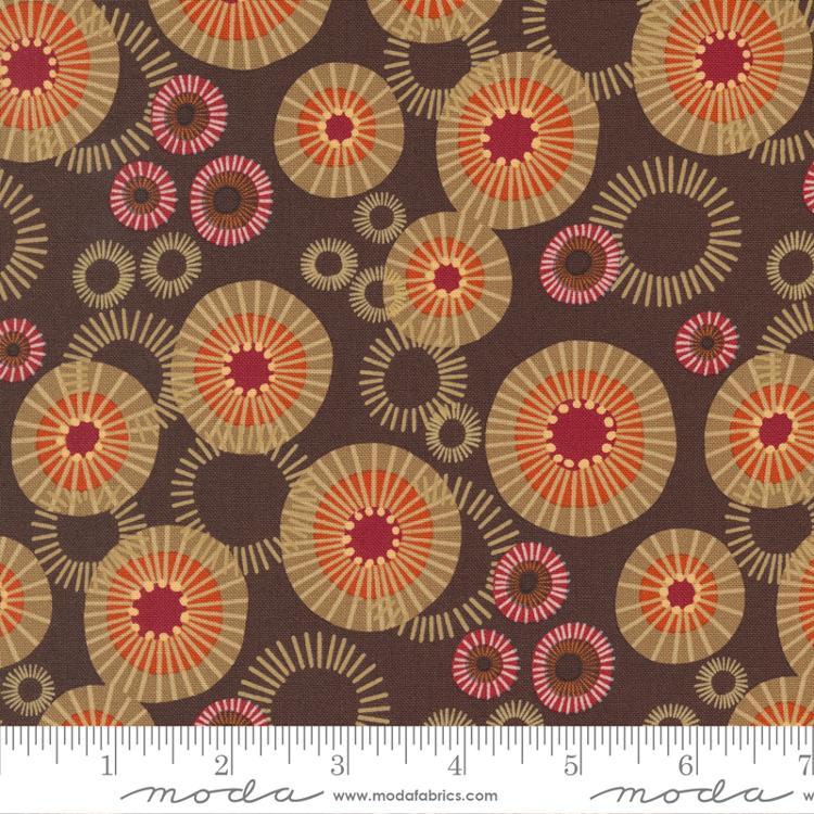 Forest Frolic Mod Indian Blanket Chocolate