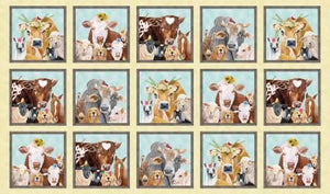 Happy Farm 24" Cream Panel