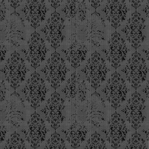 Happy Haunting Distressed Damask
