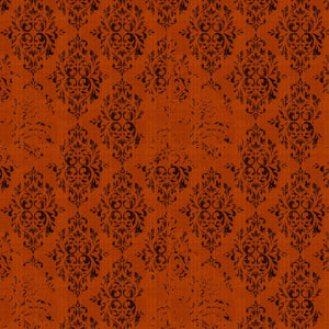 Happy Haunting Distressed Damask