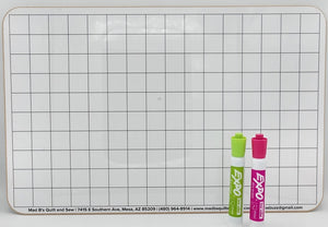 White Boards - 11" x 17" w/ 1" Grid