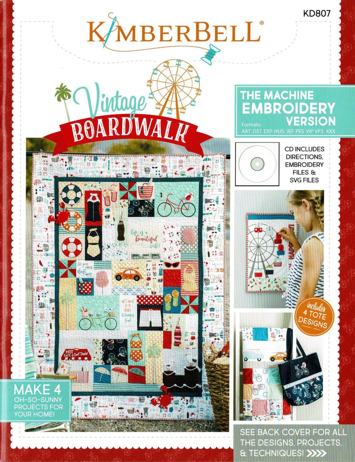 Kimberbell Vintage Boardwalk - Embroidery Version – Mad B's quilt