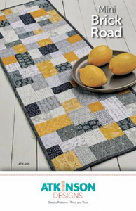 Use 5" squares or fat eighths for a simple and speedy splash of color in your home. Make a table runner, a pair of place mats, or a doll quilt.
