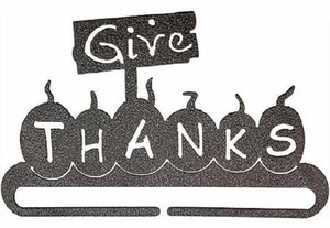 Celebrate Autumn or any season with this Patch Abilities 6" Give Thanks Hanger that fits the 6" Applique Signs