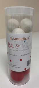These wool balls are a great addition to your Kimberbell projects to make your project 3D. Use with all your Holiday Embroidery projects.