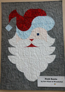 Sew Kind of Wonderful - Posh Santa Pattern (QCR mini)