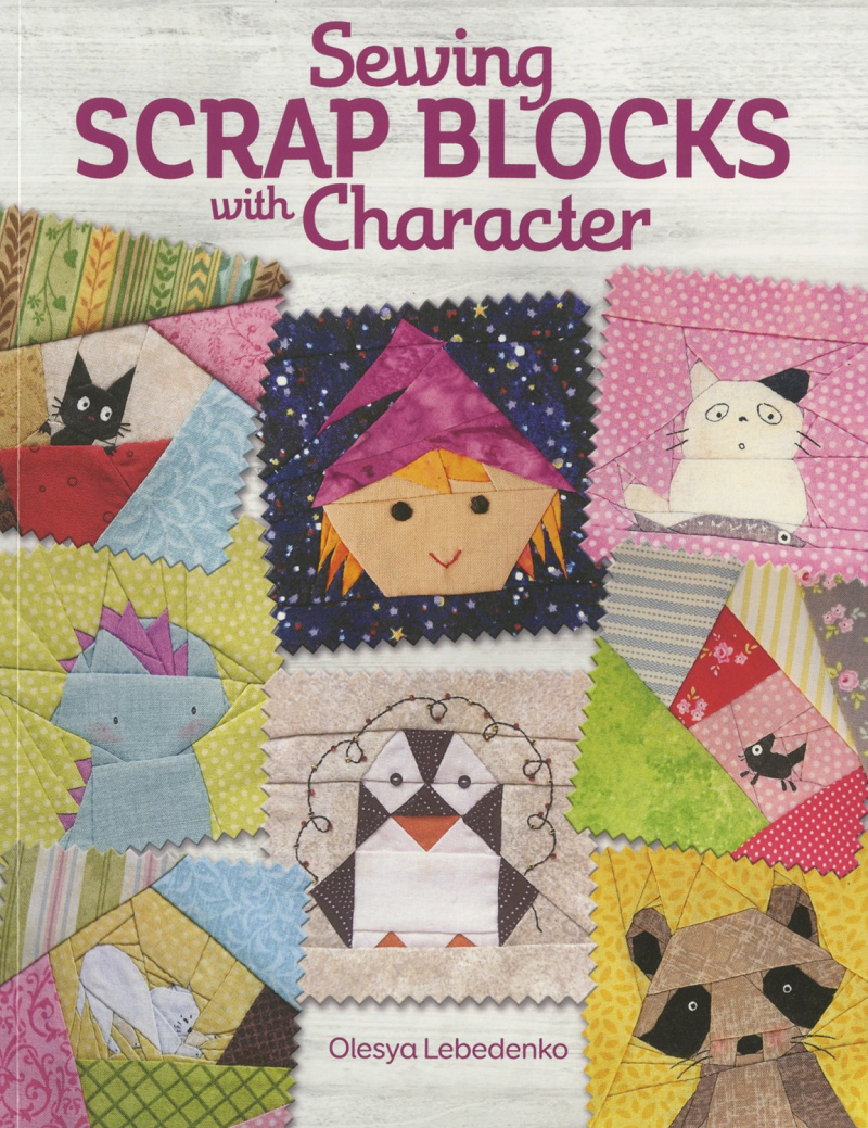 A one-of-a-kind scrap block project book that features more than 60 fresh and modern patchwork block character patterns organized into six fun themes, including baby animals and cat yoga poses.
