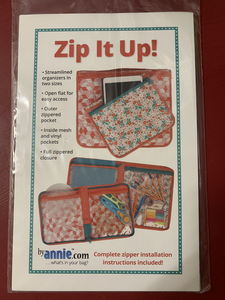 These streamlined zippered organizers feature an outer quilted pocket plus inner pockets made from mesh and vinyl for easy visibility. Small and Large Case instructions included.