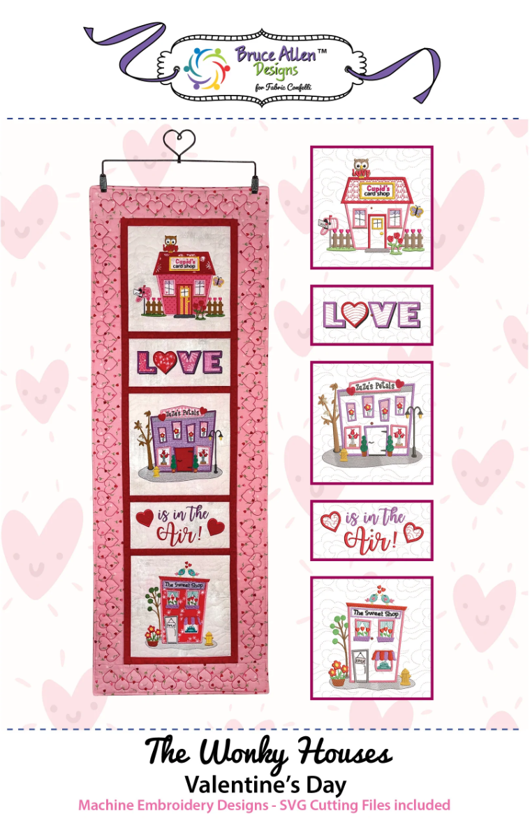 Wonky Houses - Valentine's Day
